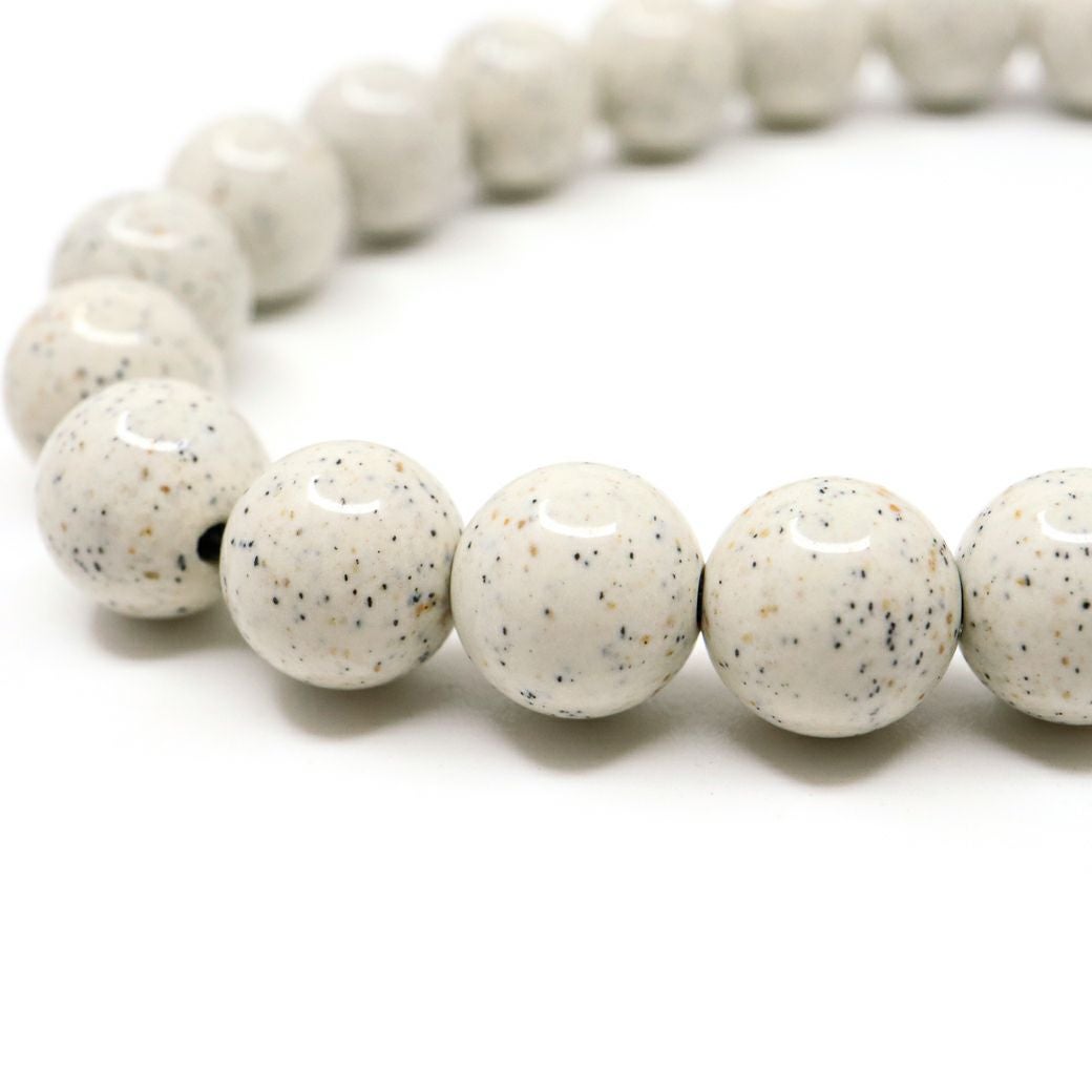 北投石 ブレスレット 8mm 台湾産 ほくとうせき セラミック ラジウム Hokutolite