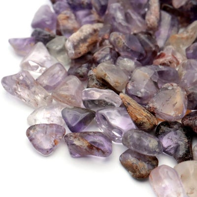 アメジスト エレスチャル 小粒 さざれ 100g 天然石 チップ レジン封入に 材料 パーツ 浄化 パワーストーン Amethyst Elestial