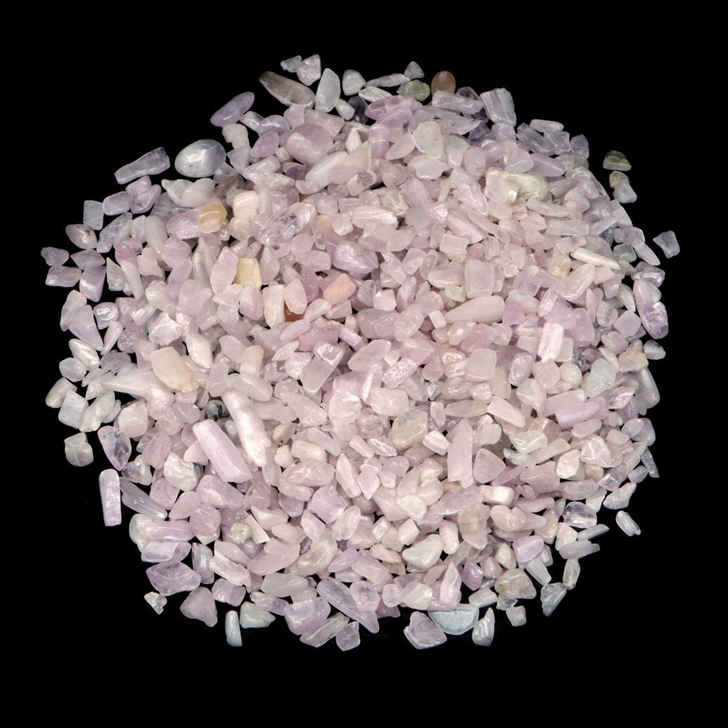 ピンク クンツァイト 小粒 さざれ 100g リシア輝石 天然石 チップ レジン封入に 材料 パーツ 浄化 パワーストーン Kunzite