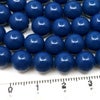 北投石 ビーズ パーツ 8mm 青色 ブルー 一連 約40cm 台湾産 ほくとうせき セラミック ラジウム Hokutolite