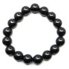 北投石 ブレスレット 12mm 黒色 ブラック 台湾産 ほくとうせき セラミック ラジウム Hokutolite
