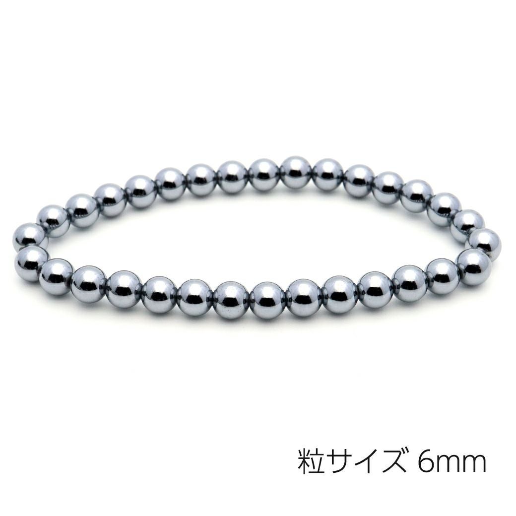 テラヘルツ鉱石 ブレスレット 6mm 健康 パワーストーン Terahertz